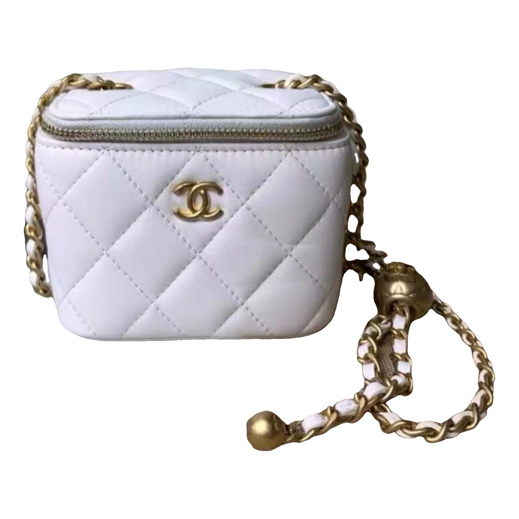 Trendy CC Vanity leather handbag