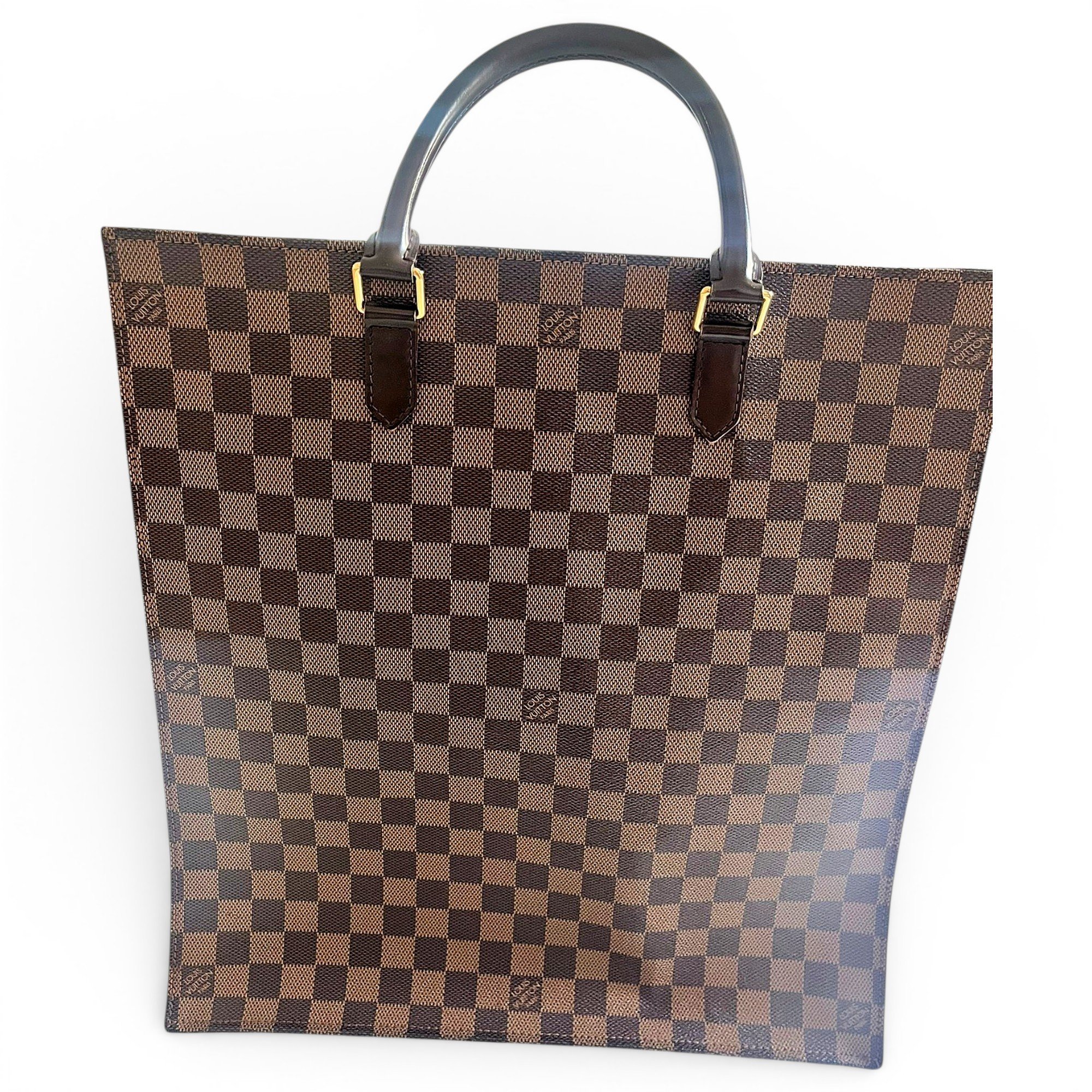 Patent leather handbag