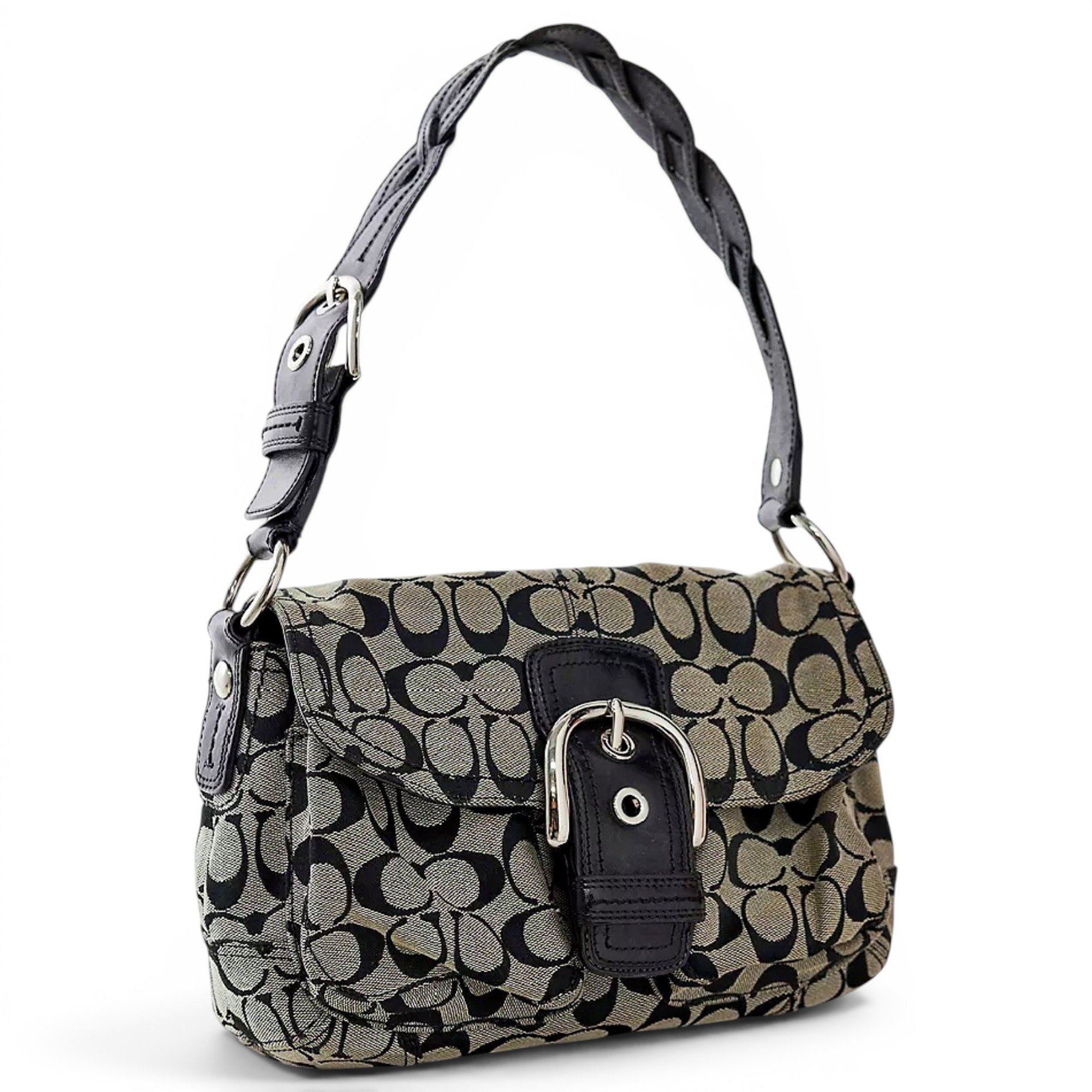 Signature Sufflette cloth handbag