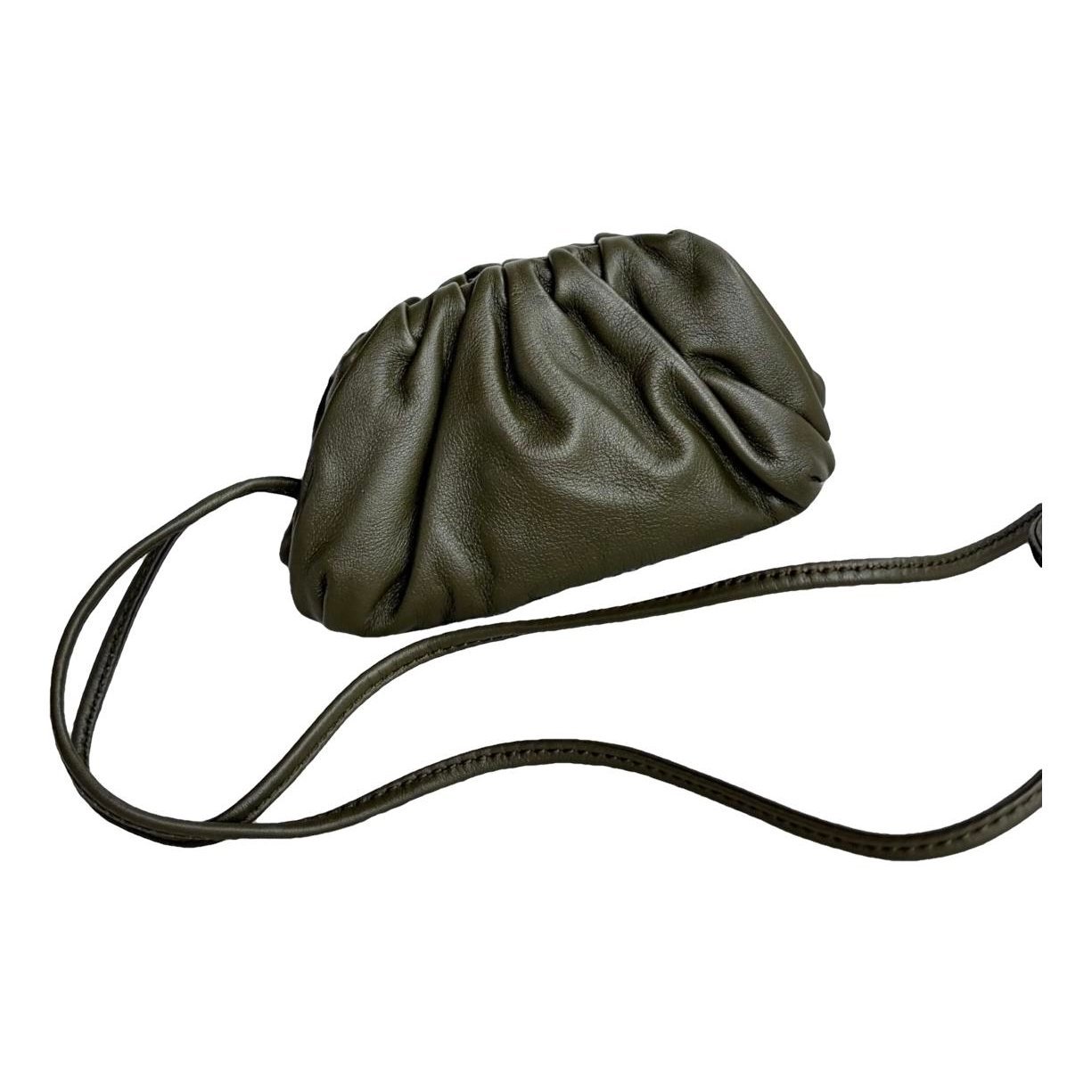 Pouch leather handbag