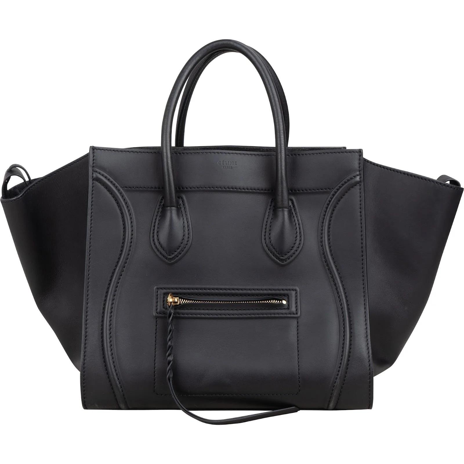 Phantom leather handbag
