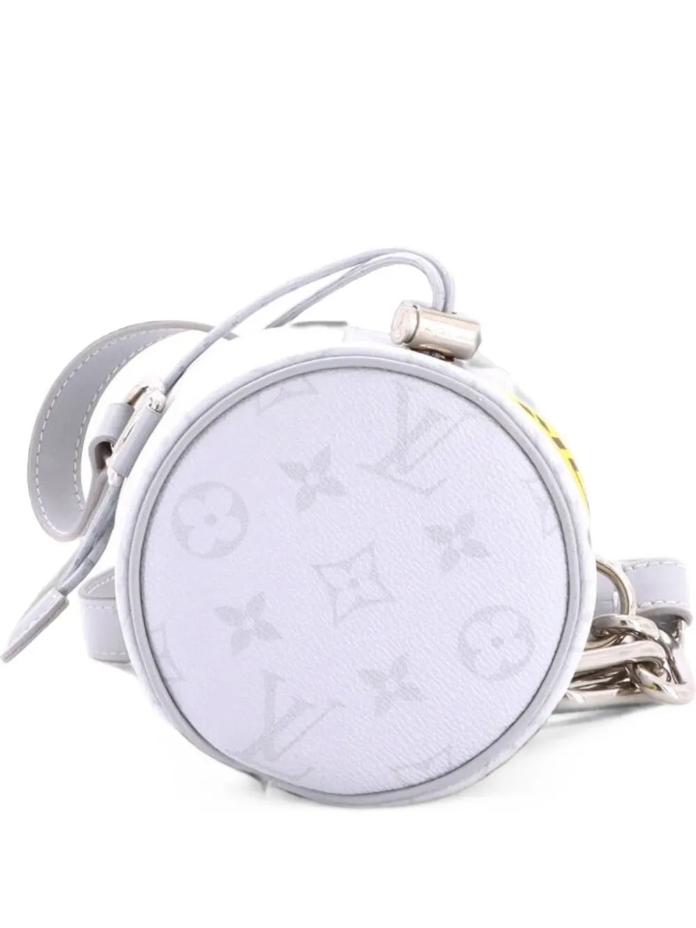 Chalk Nano Bag Limited Edition Logo Story Monogram Canvas crossbody bag