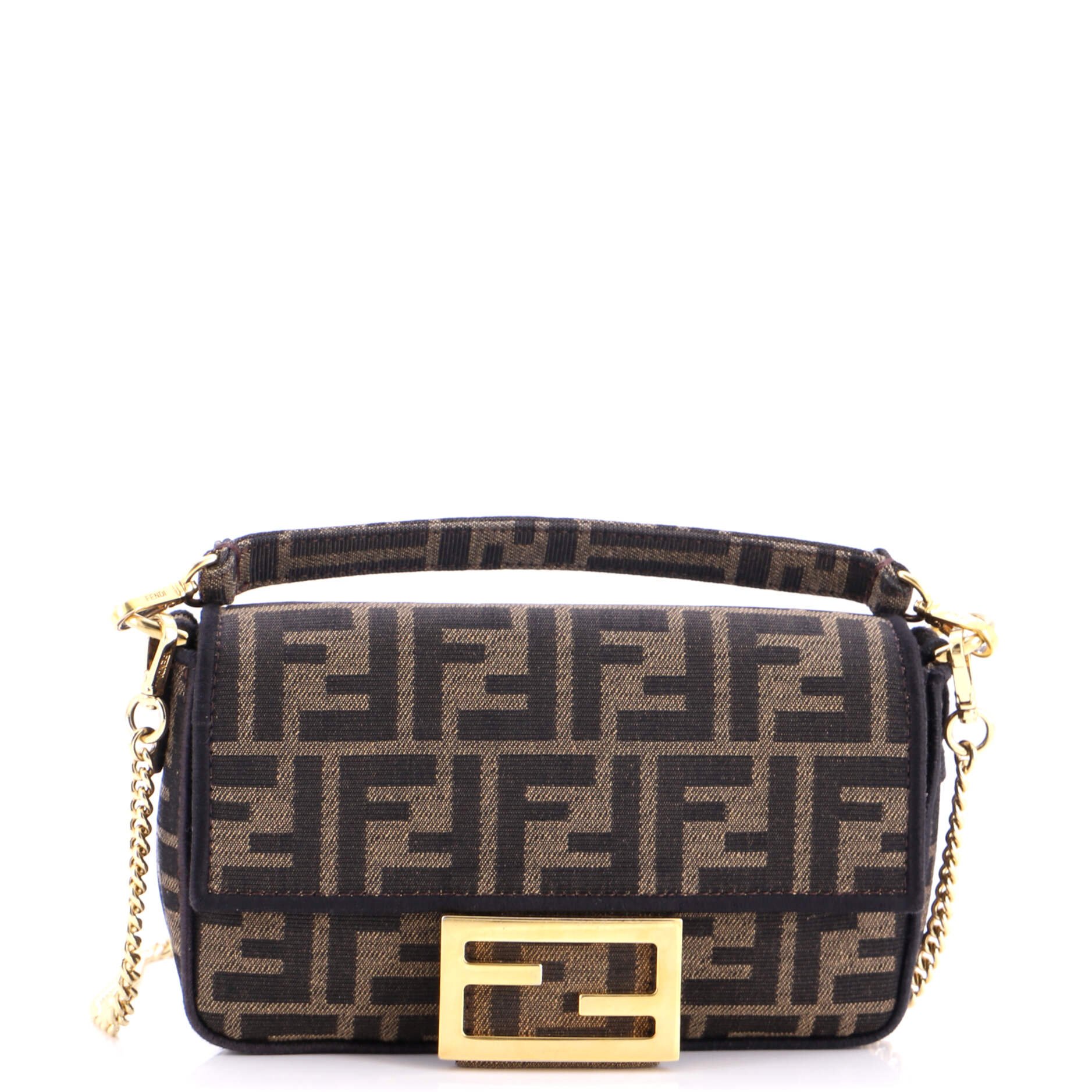 Baguette NM Bag Zucca Canvas Mini