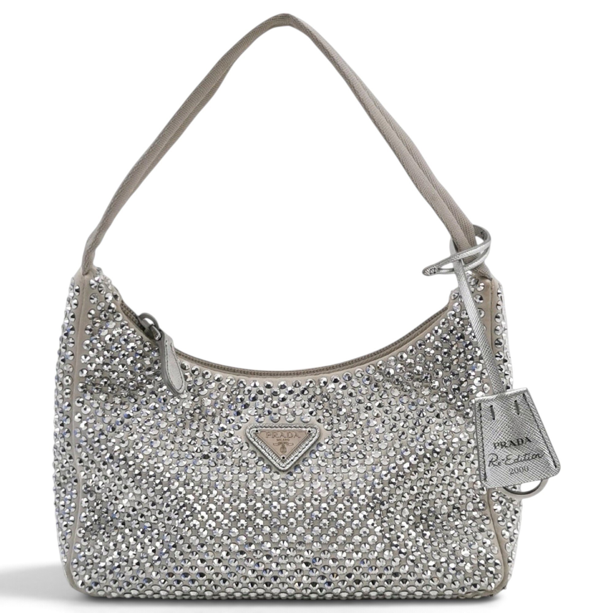 Re-Edition 2000 glitter handbag