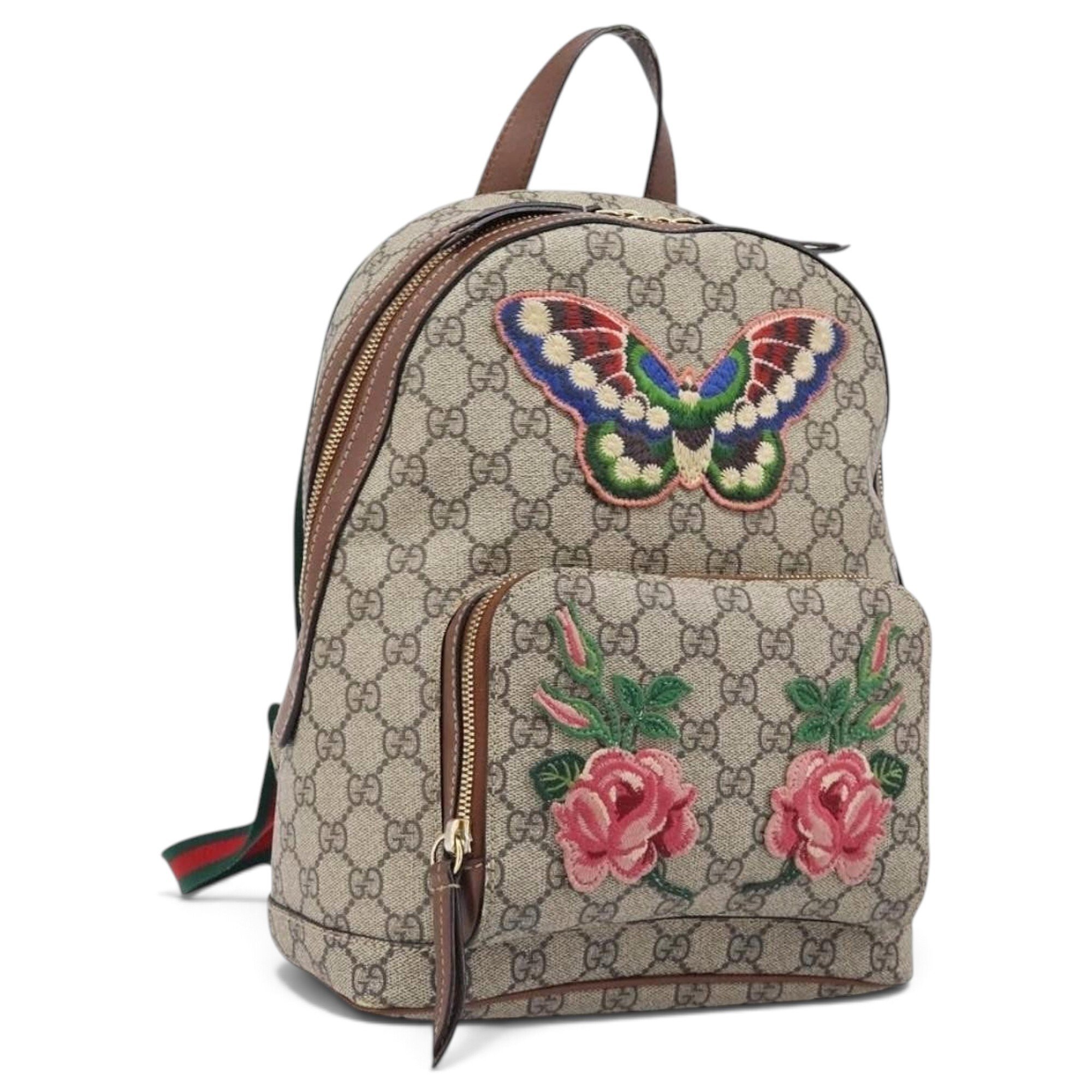 Leather backpack