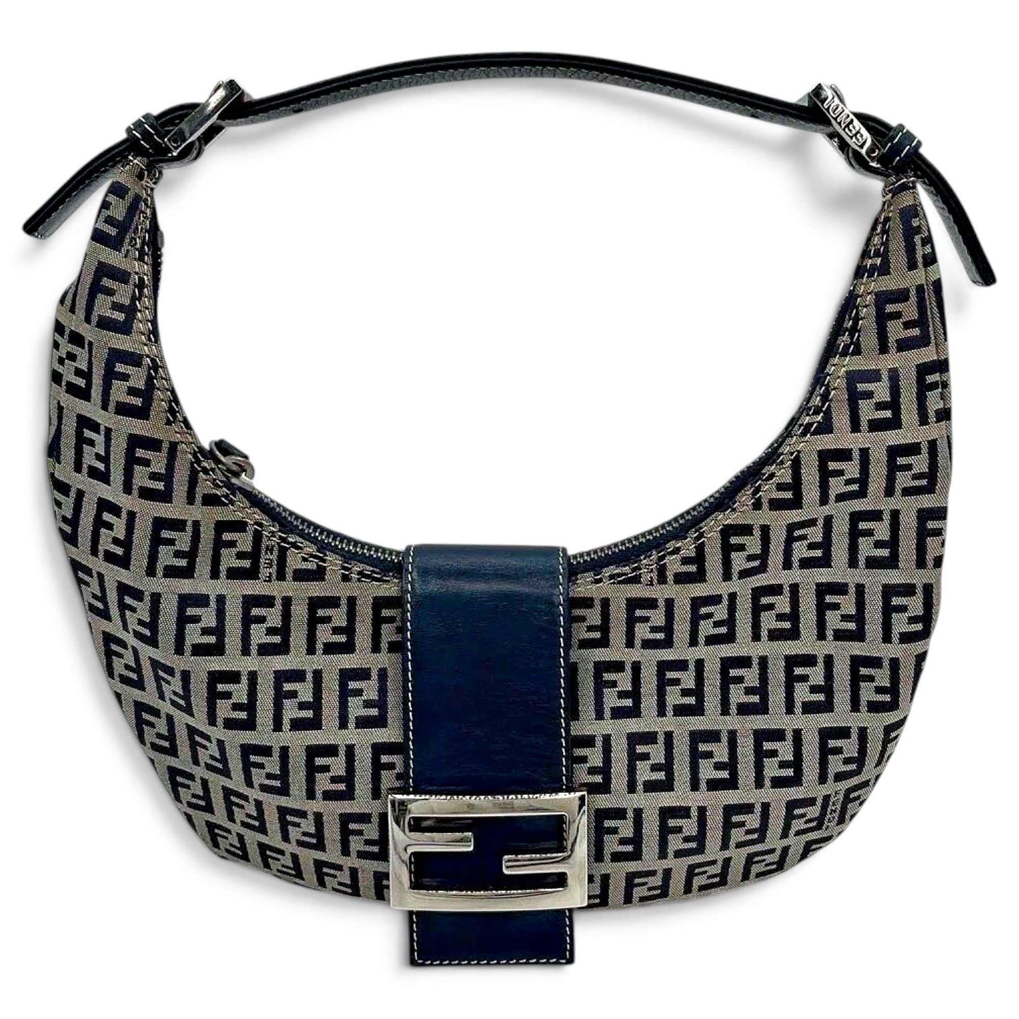 Croissant cloth handbag