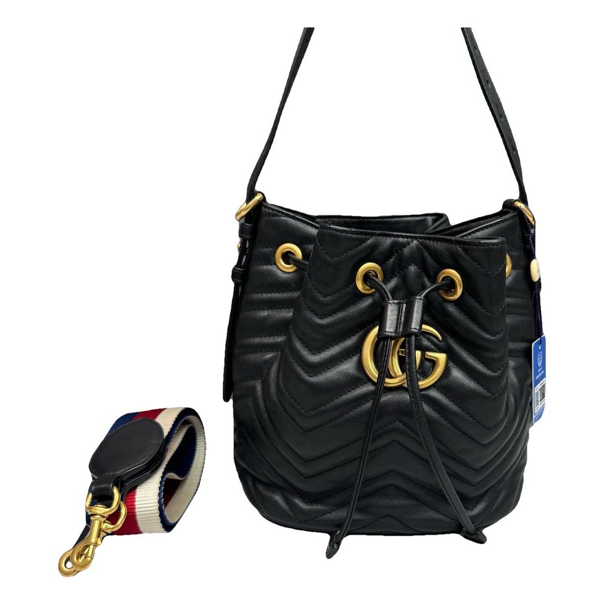 GG Marmont Bucket leather handbag