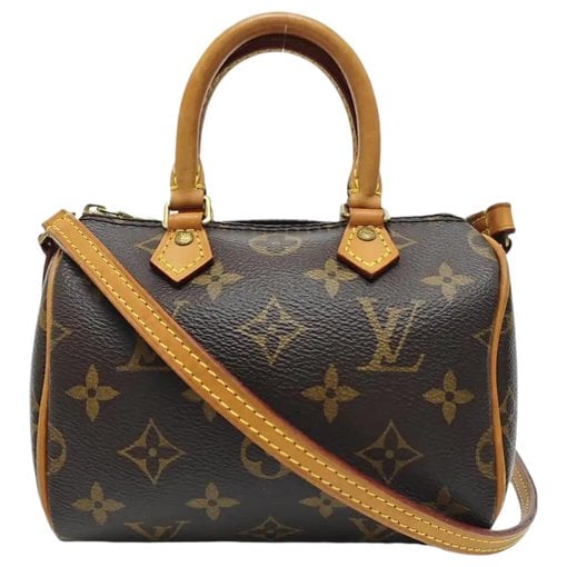 Nano Speedy / Mini HL leather handbag