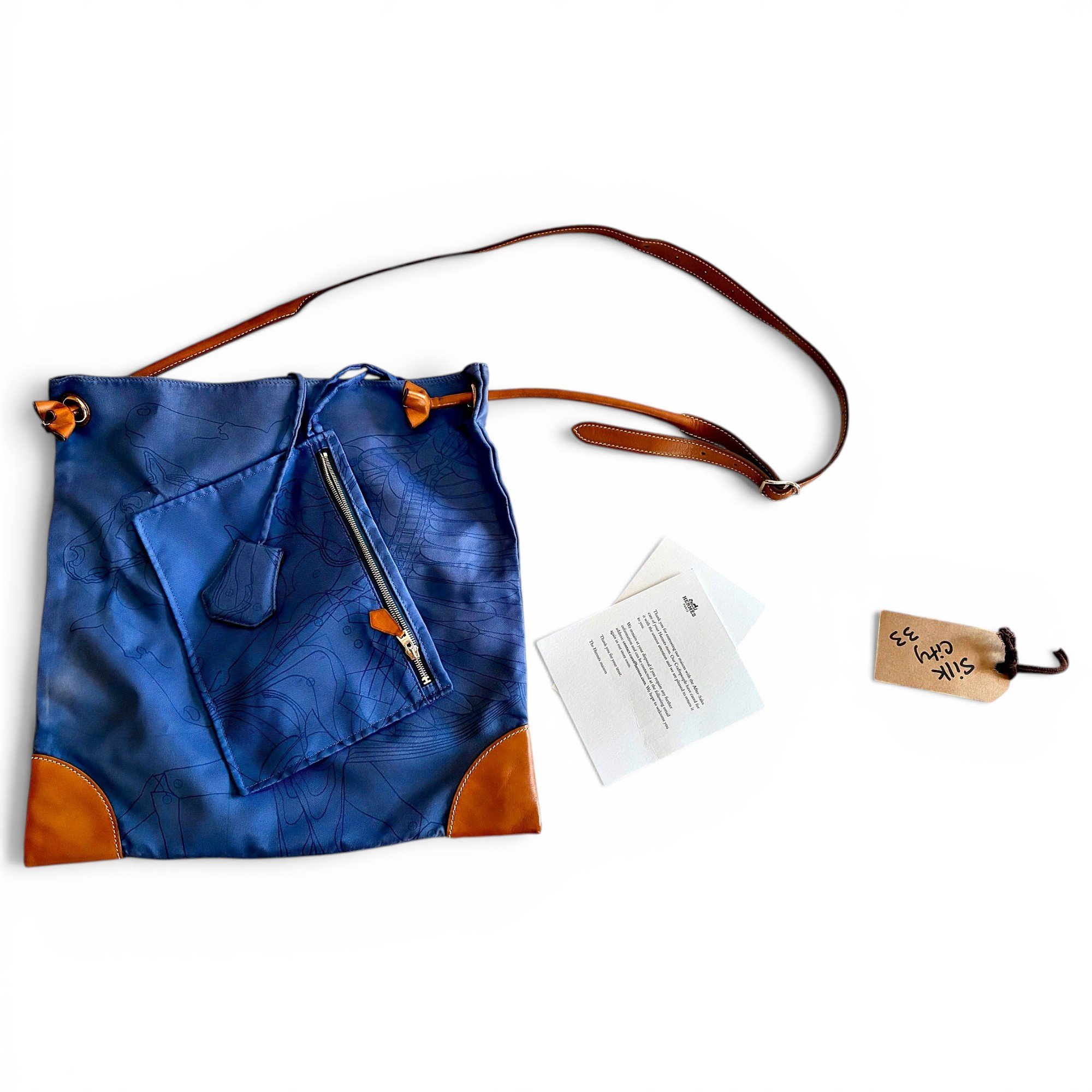 Silk City cloth handbag