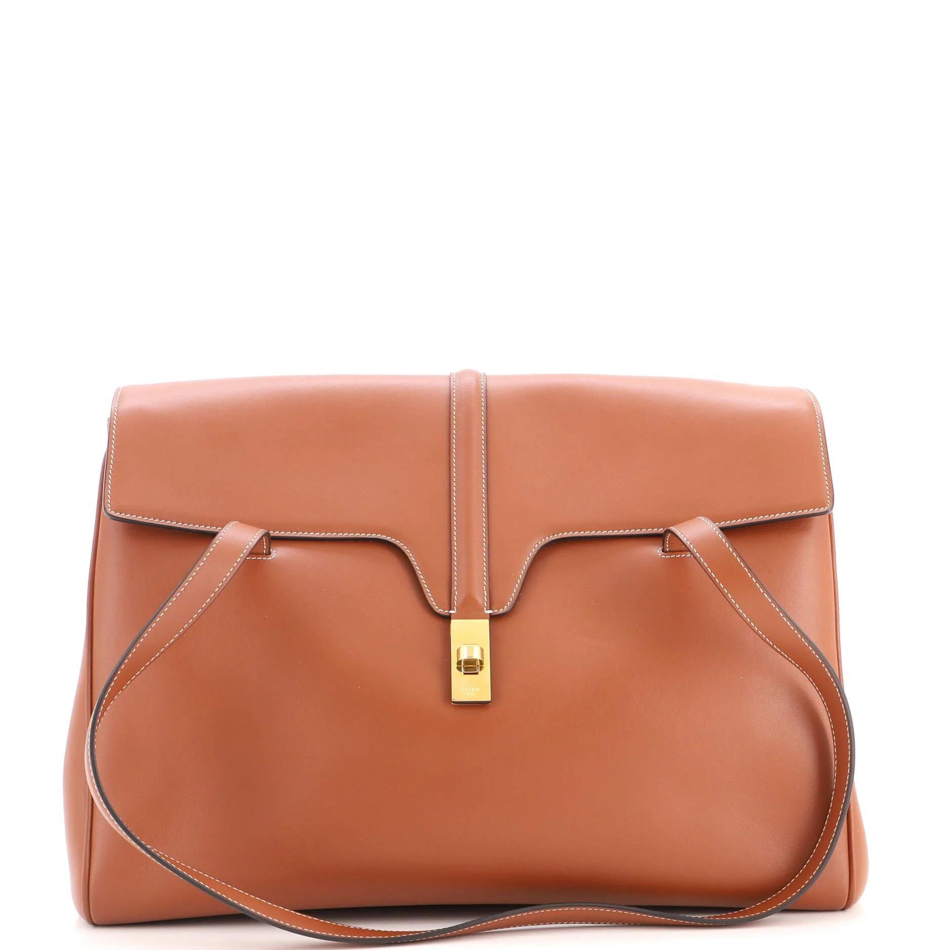 Leather handbag