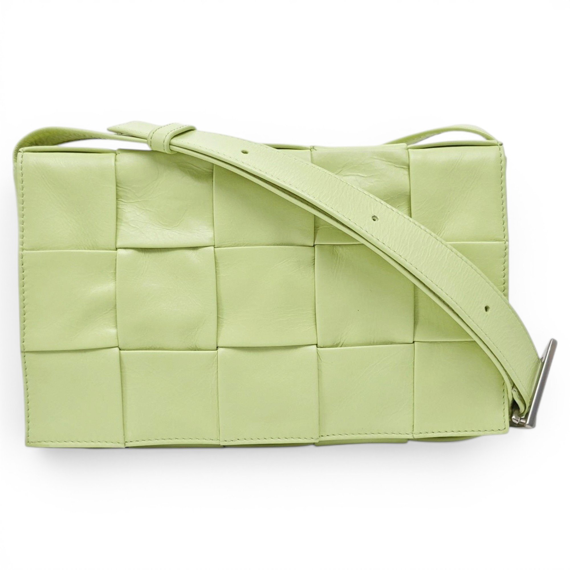 Brick Cassette leather handbag
