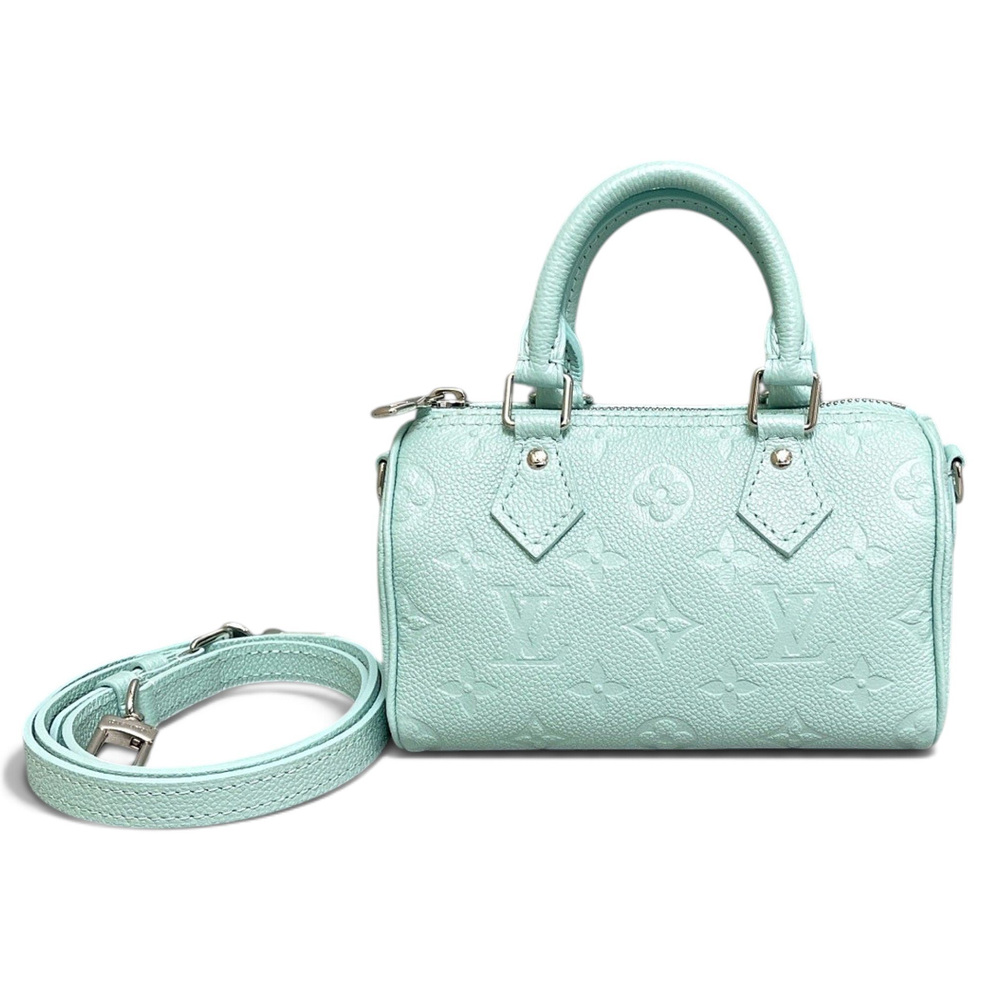 Nano Speedy / Mini HL leather handbag