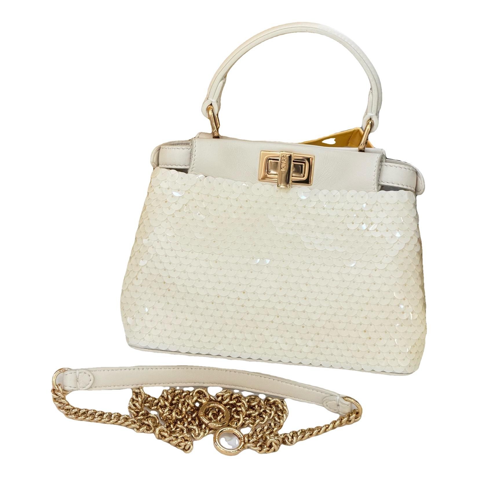 Peekaboo leather handbag