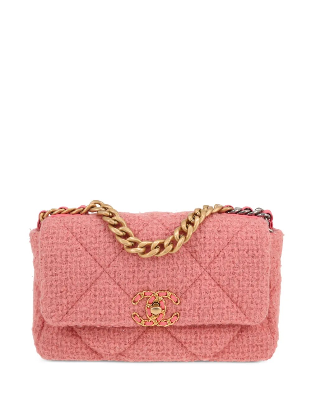 2020 19 tweed shoulder bag