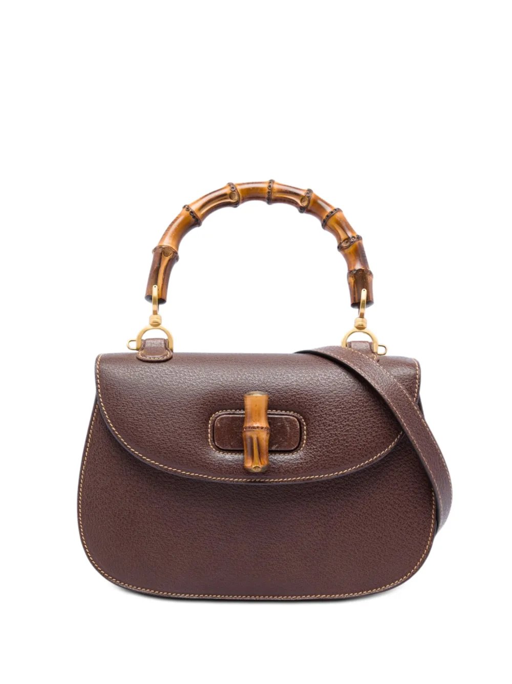2000-2015 Grained Calfskin Bamboo Night satchel