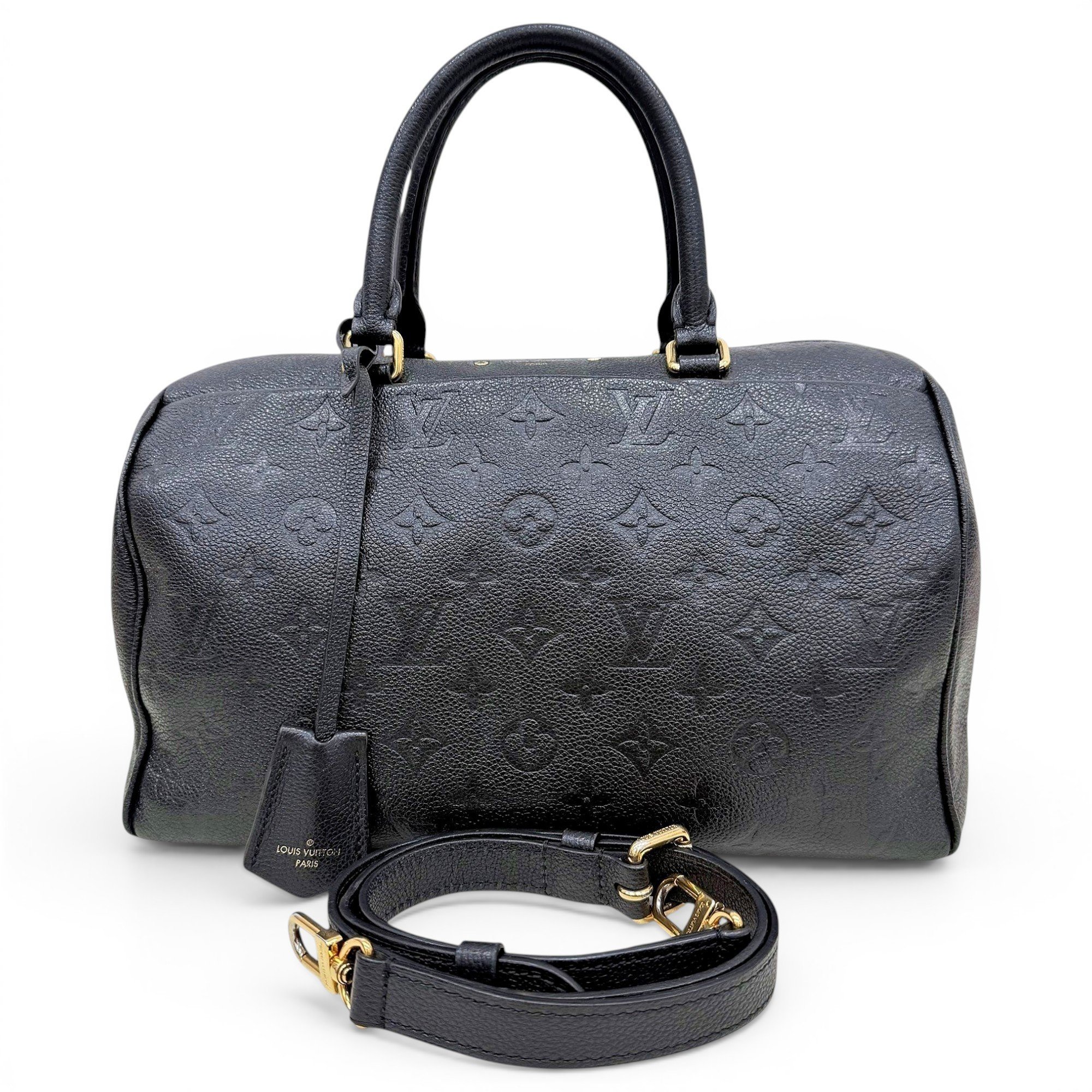 Speedy leather handbag