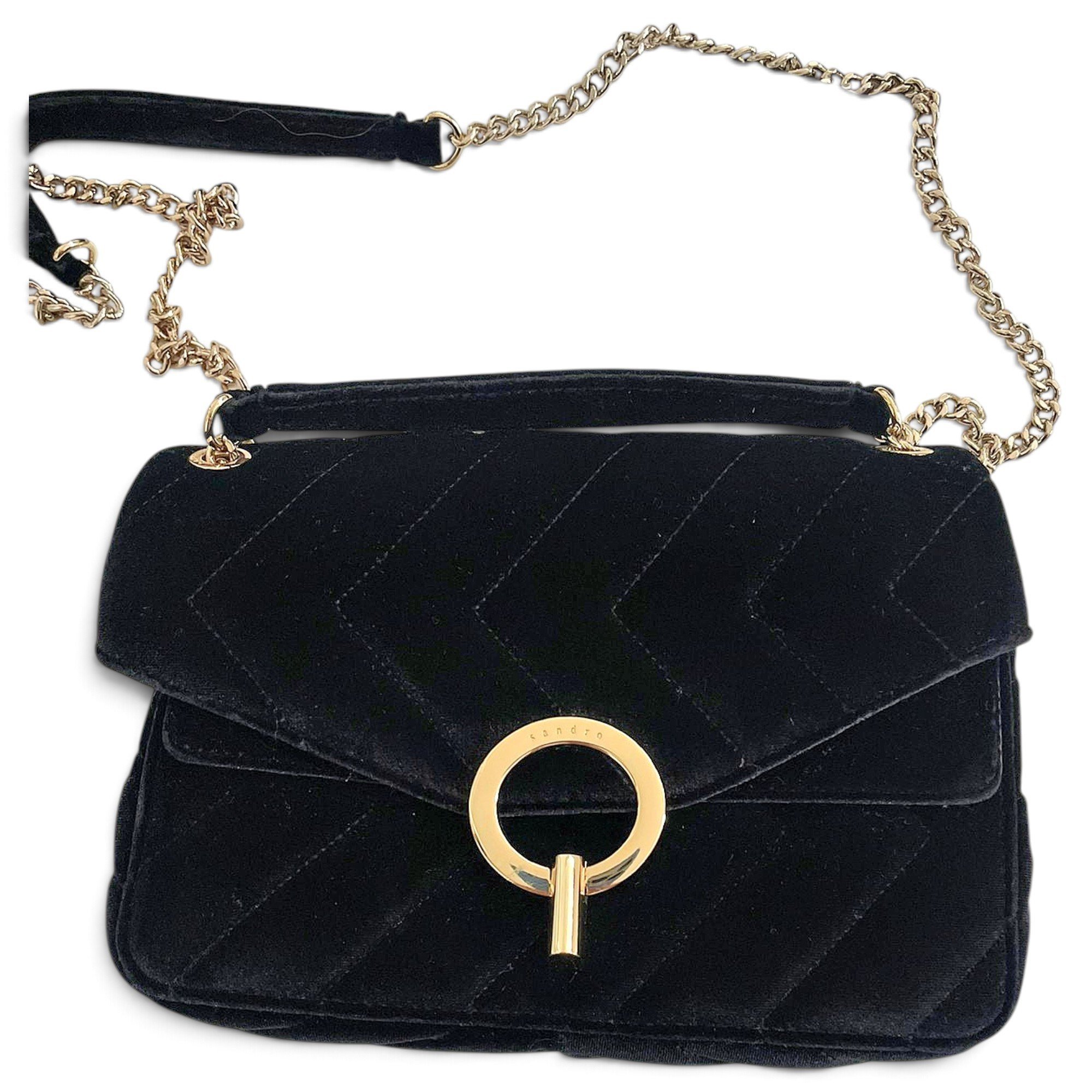 Yza velvet handbag