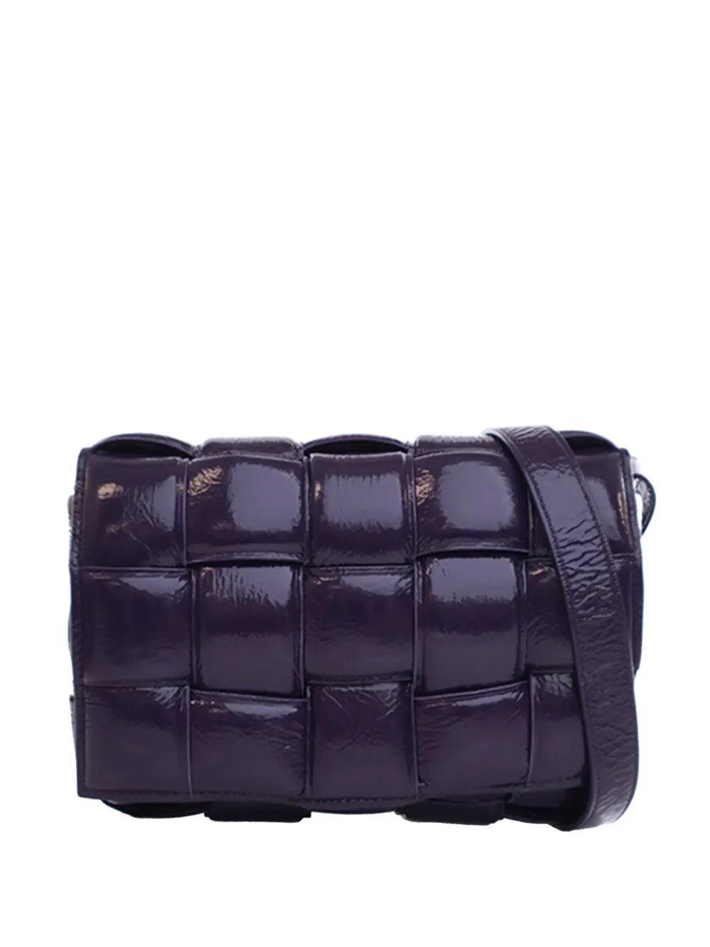 2012-2026 Patent Intrecciato Padded Cassette crossbody bag