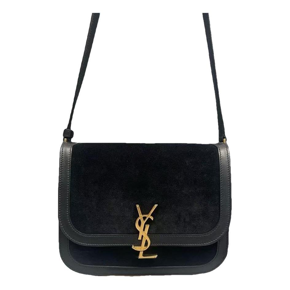 Solférino leather handbag