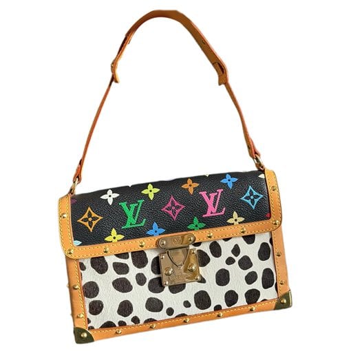 Louis Vuitton Petite Malle pony-style calfskin handbag