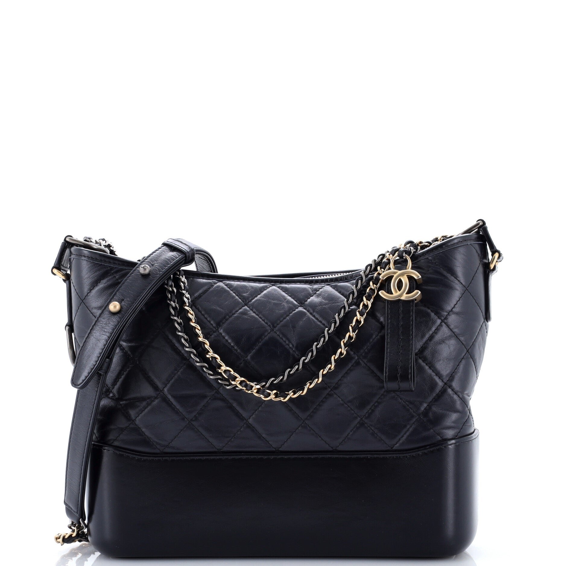 Gabrielle Hobo Quilted Aged Calfskin Medium