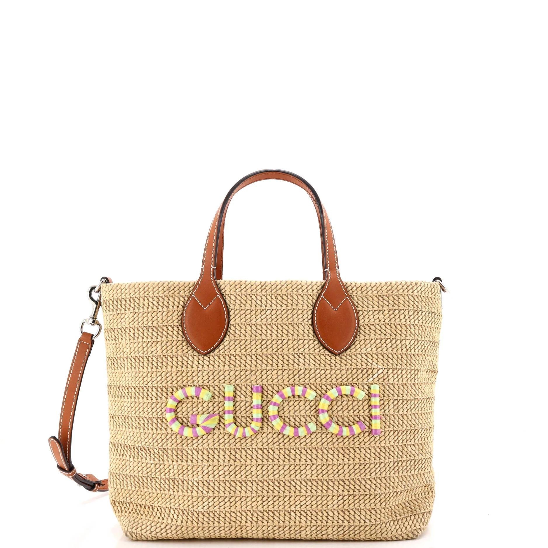 Leather tote
