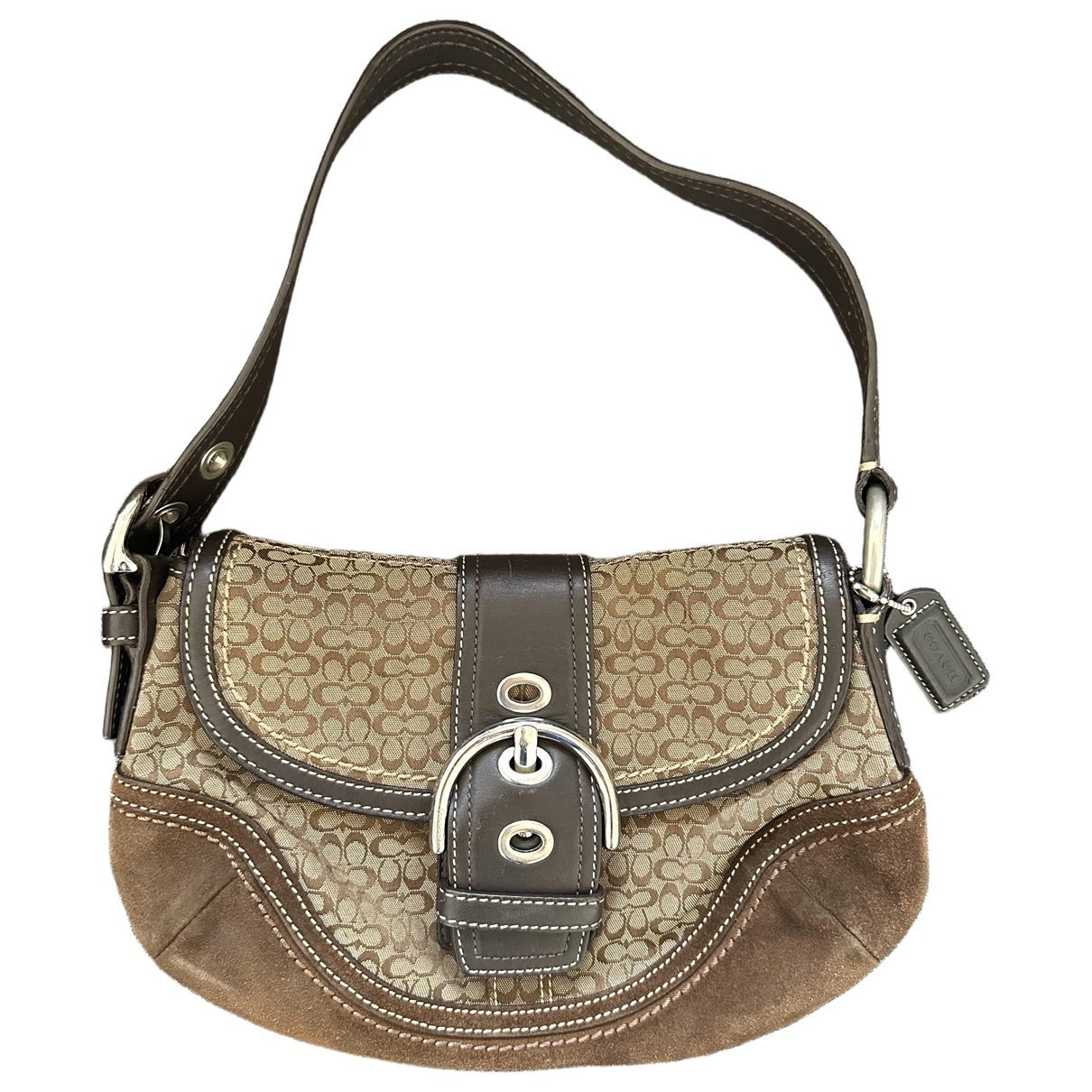 Coach Signature Sufflette leather handbag