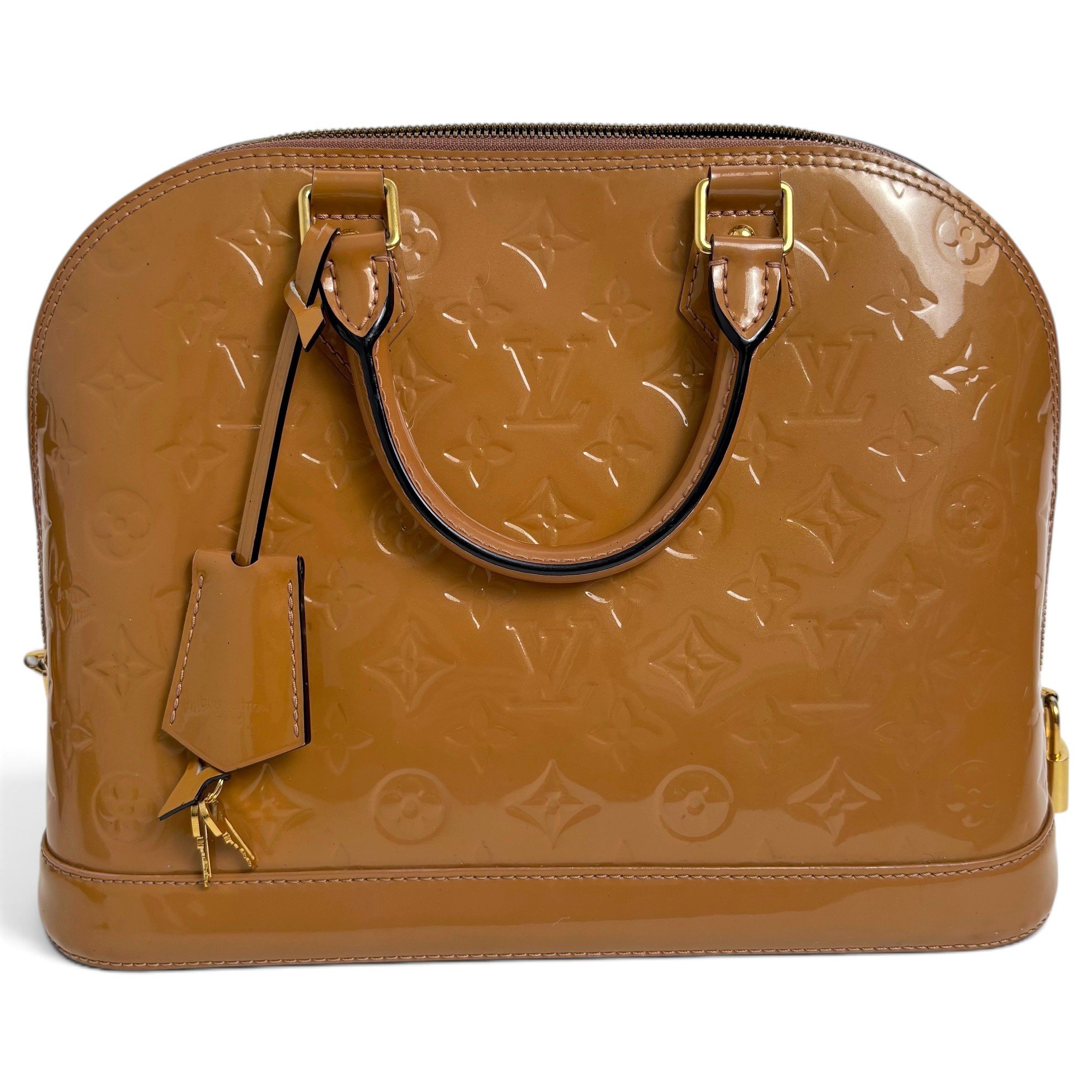 Alma patent leather handbag