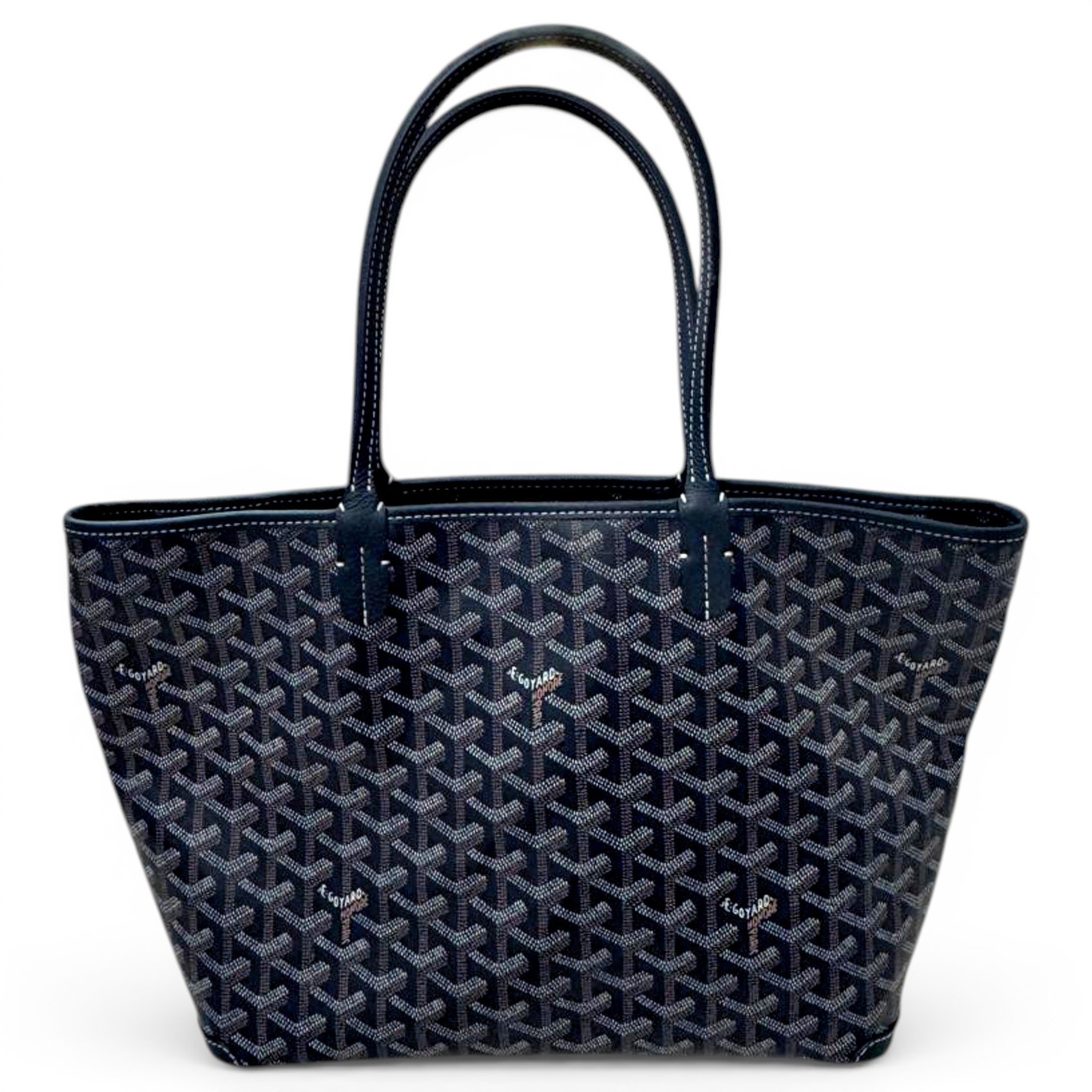 Goyard Artois leather handbag