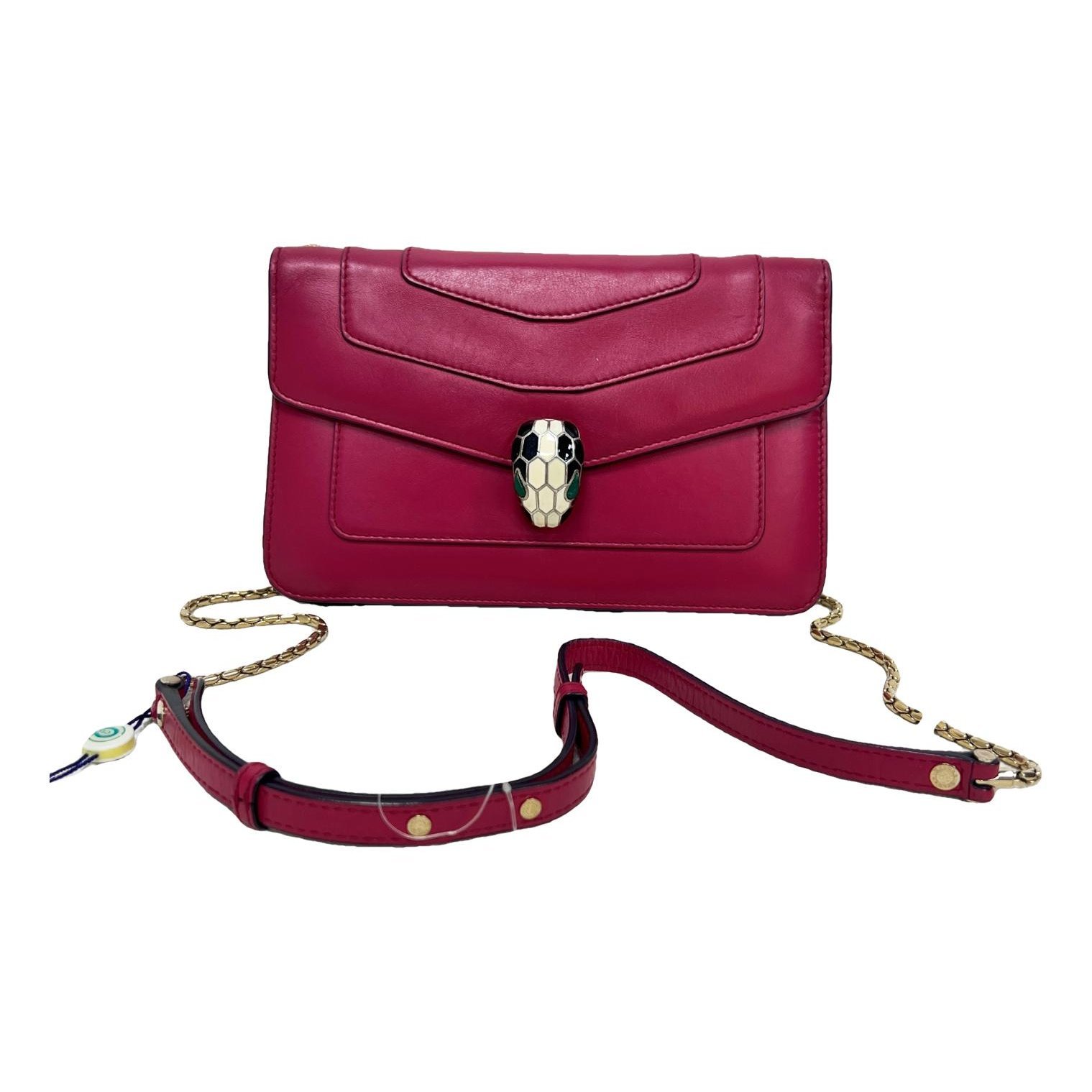 Serpenti leather crossbody bag