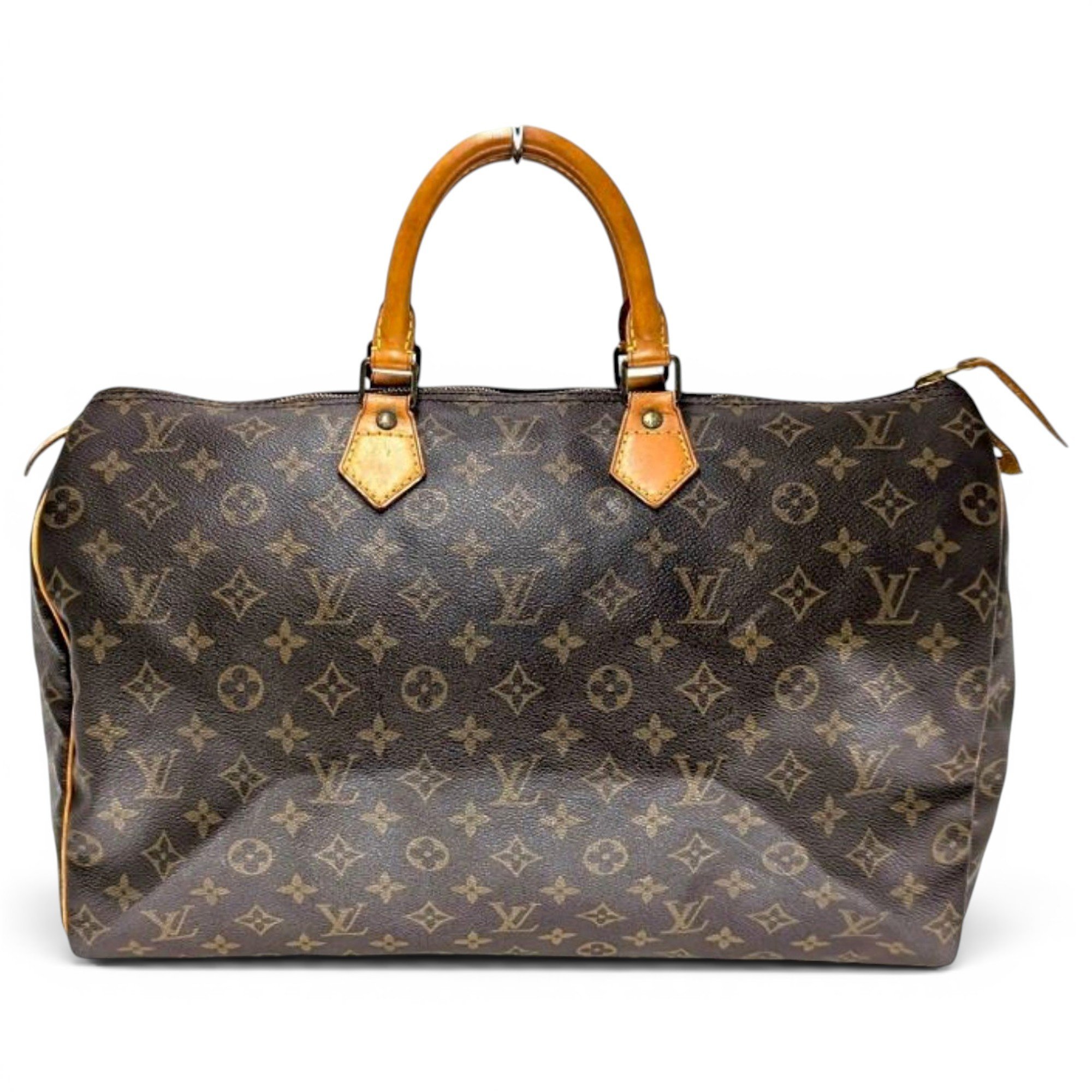 Speedy leather handbag