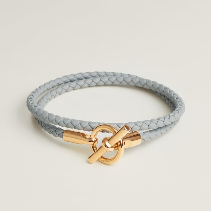 Bleu Glacier Glenan Double Tour Bracelet