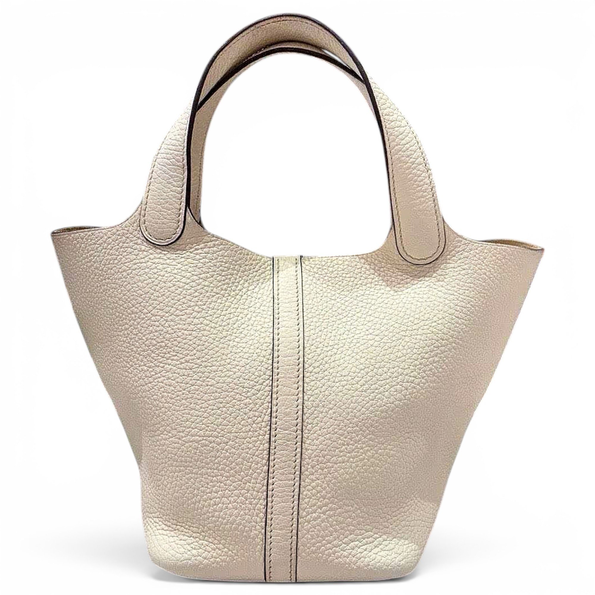 Picotin leather handbag