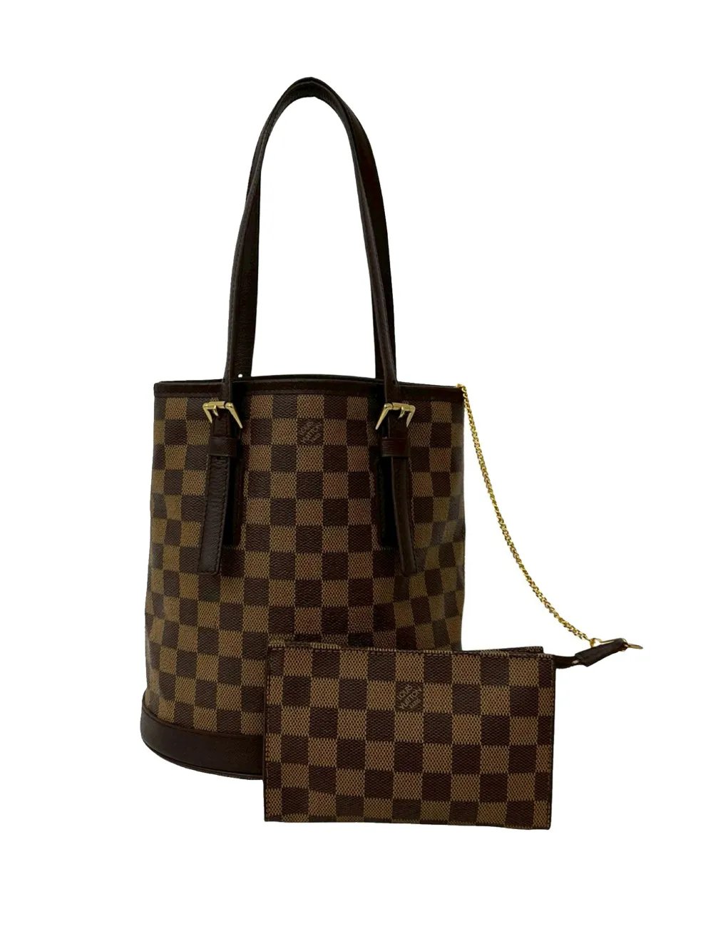 1997 Damier Ebene Marais bucket bag