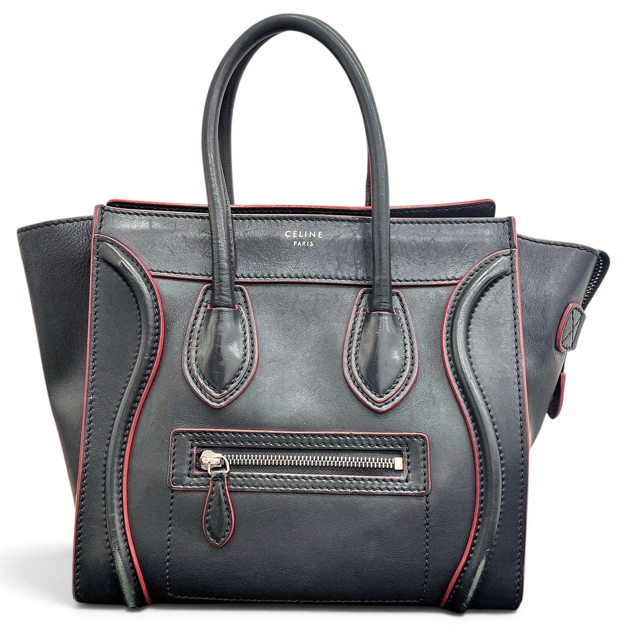 Luggage leather handbag