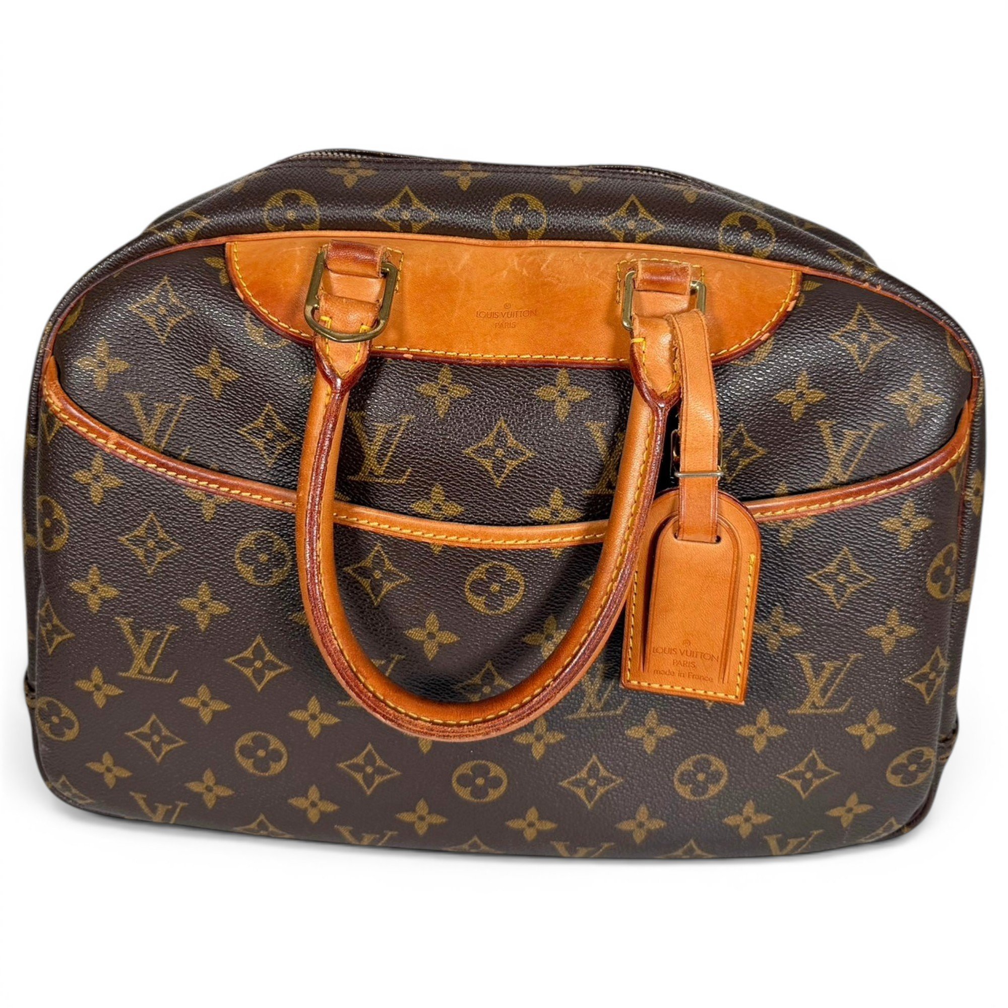 Deauville leather handbag