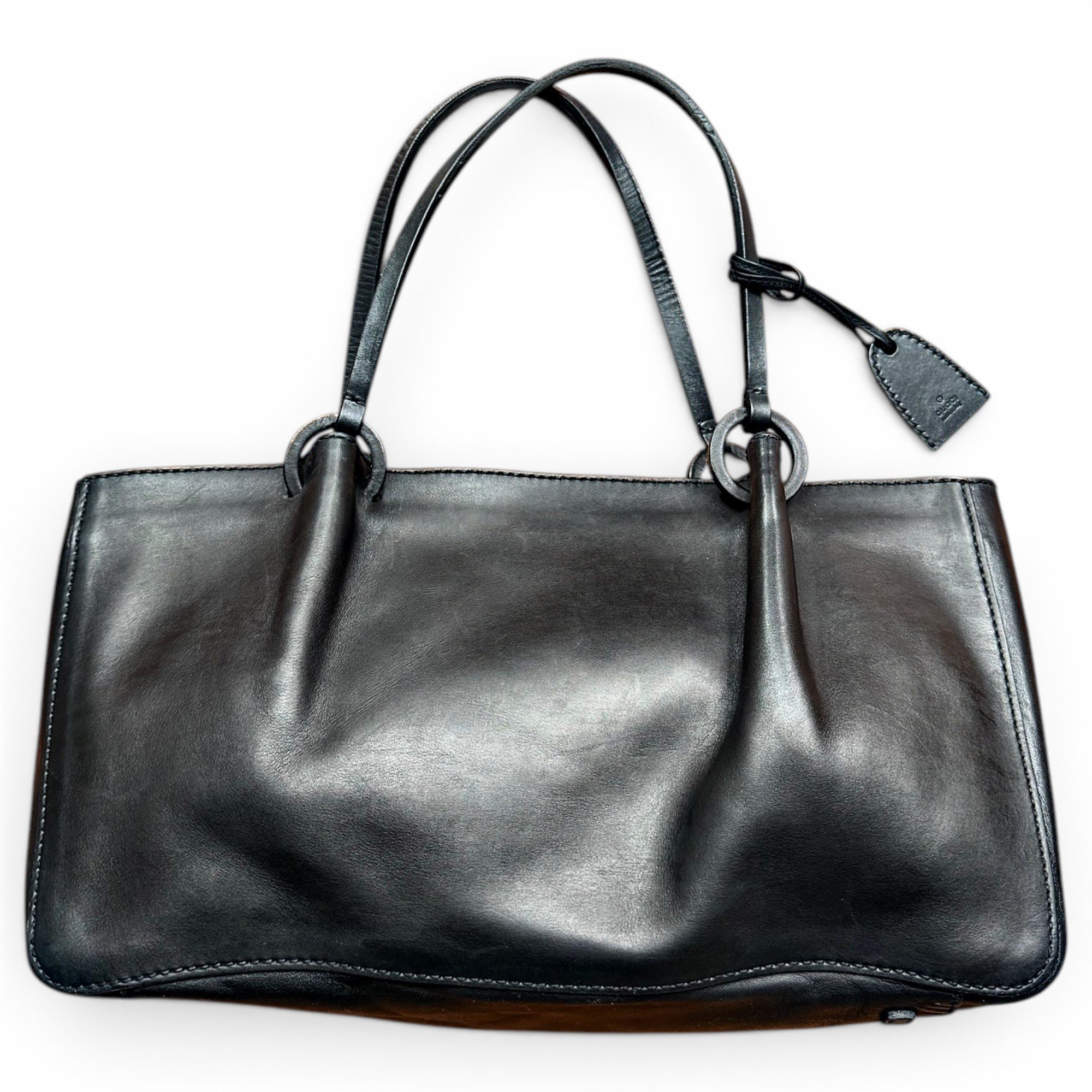 Leather tote