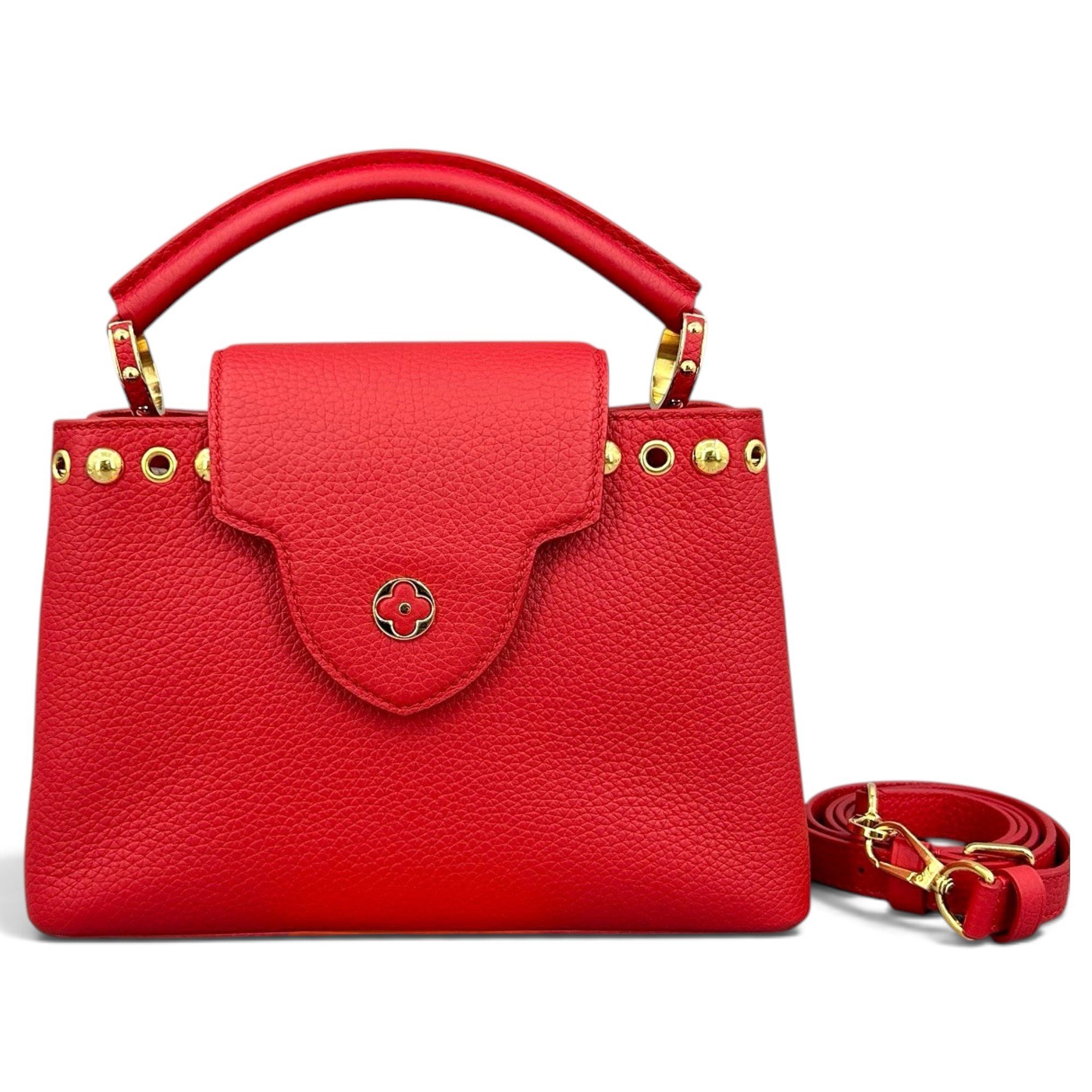 Capucines leather handbag