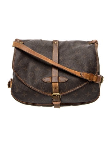 LV Monogram Saumur 25