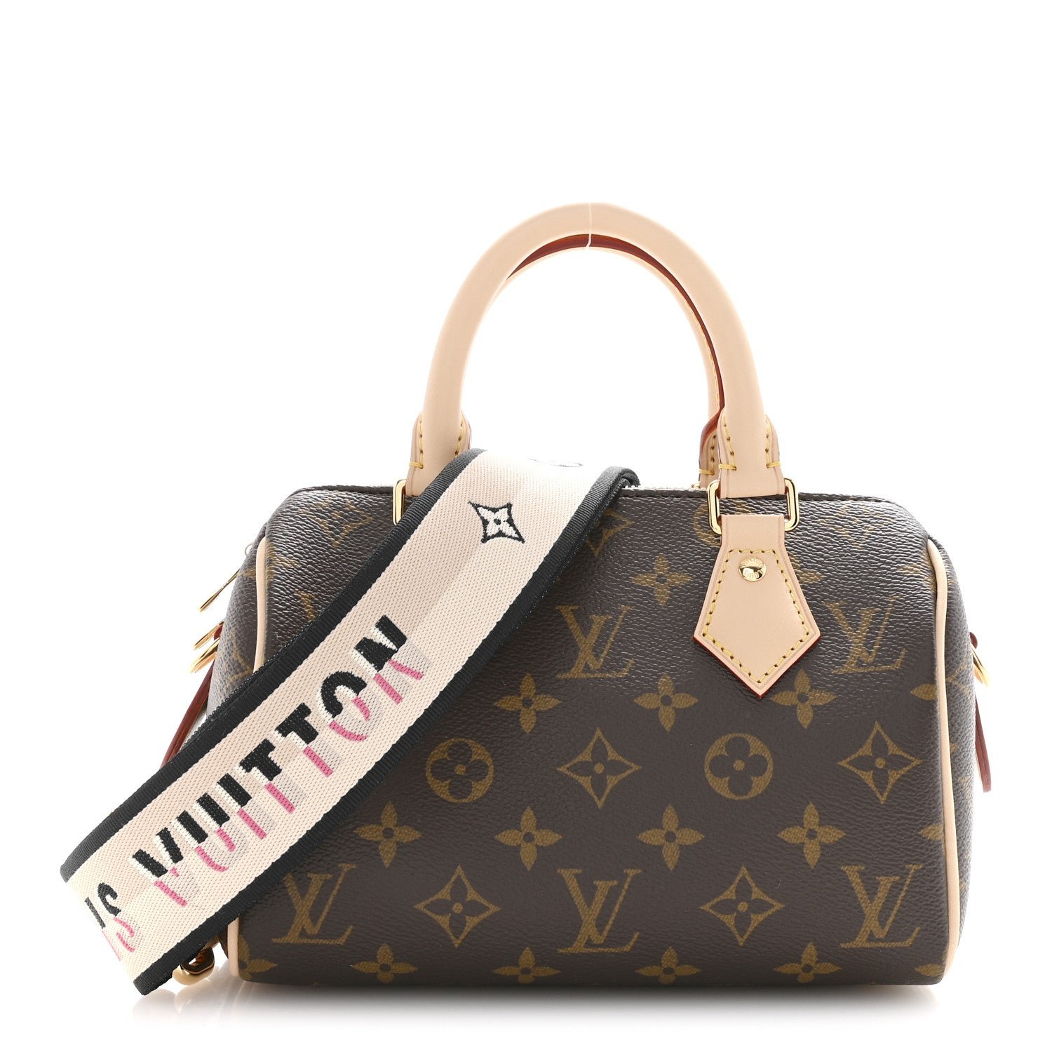 Louis Vuitton Louis Vuitton Monogram Speedy Bandouliere 20 Black