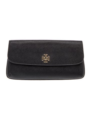 Saffiano Leather Clutch