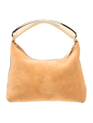 Suede Top Handle Bag