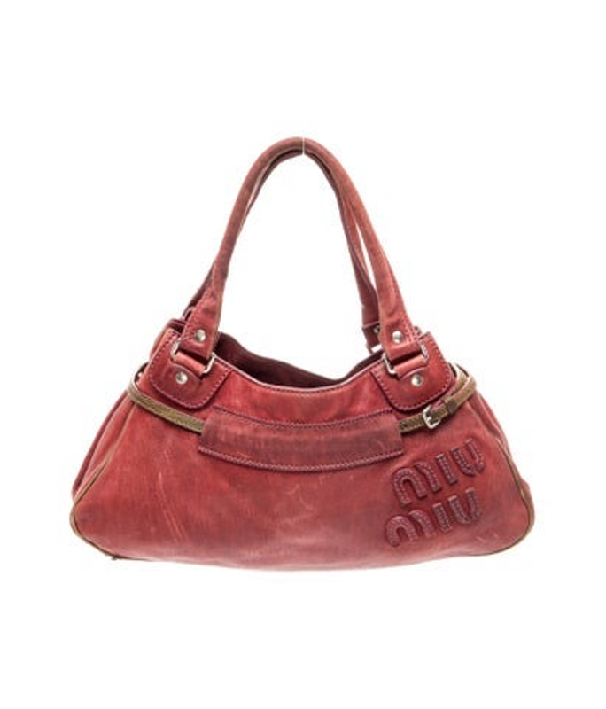 Miu Miu Miu Leather Top Handle Bag