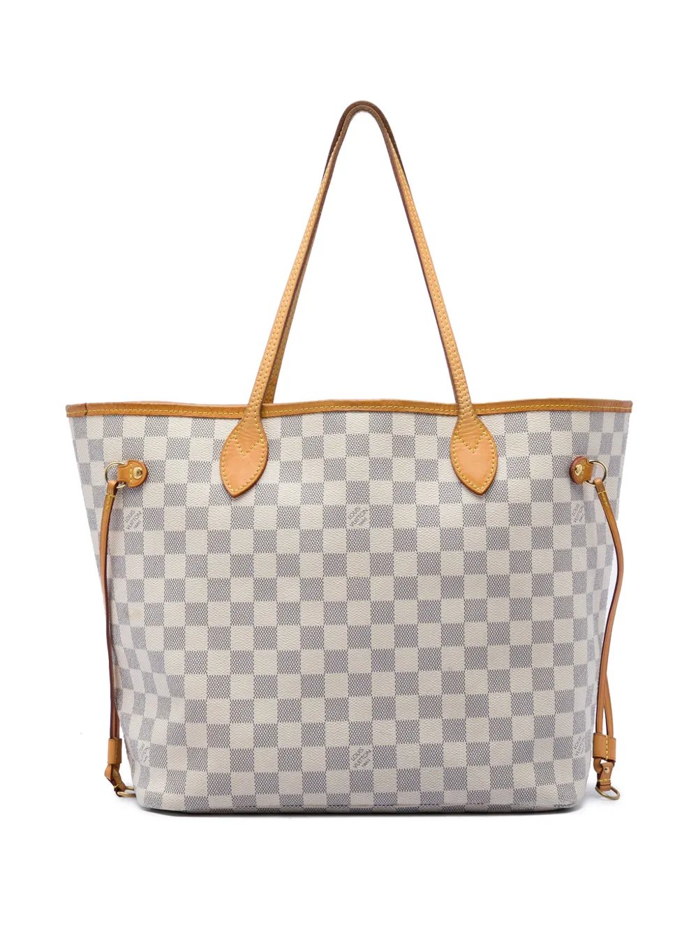 2014 Damier Azur Neverfull MM tote bag