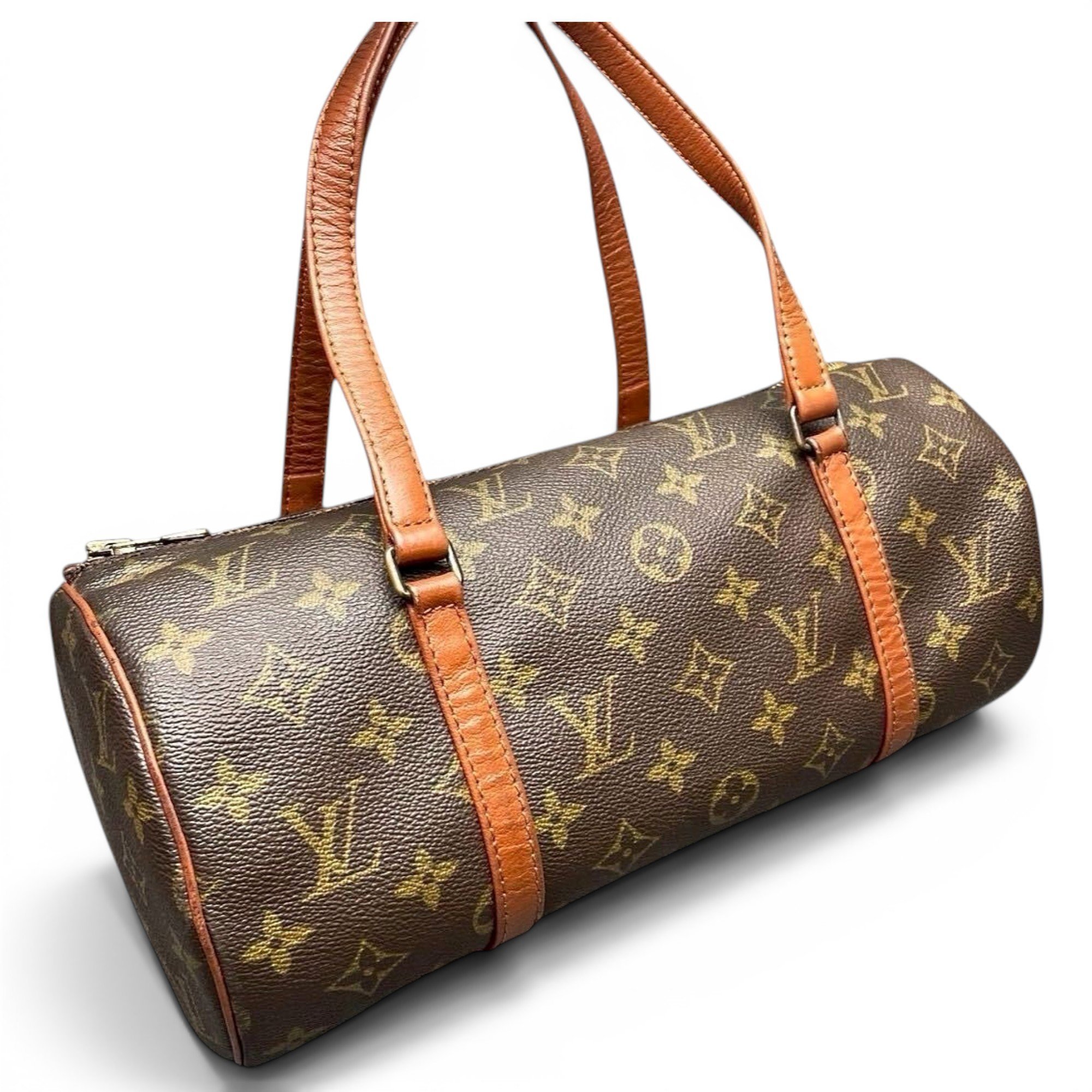 Papillon leather handbag