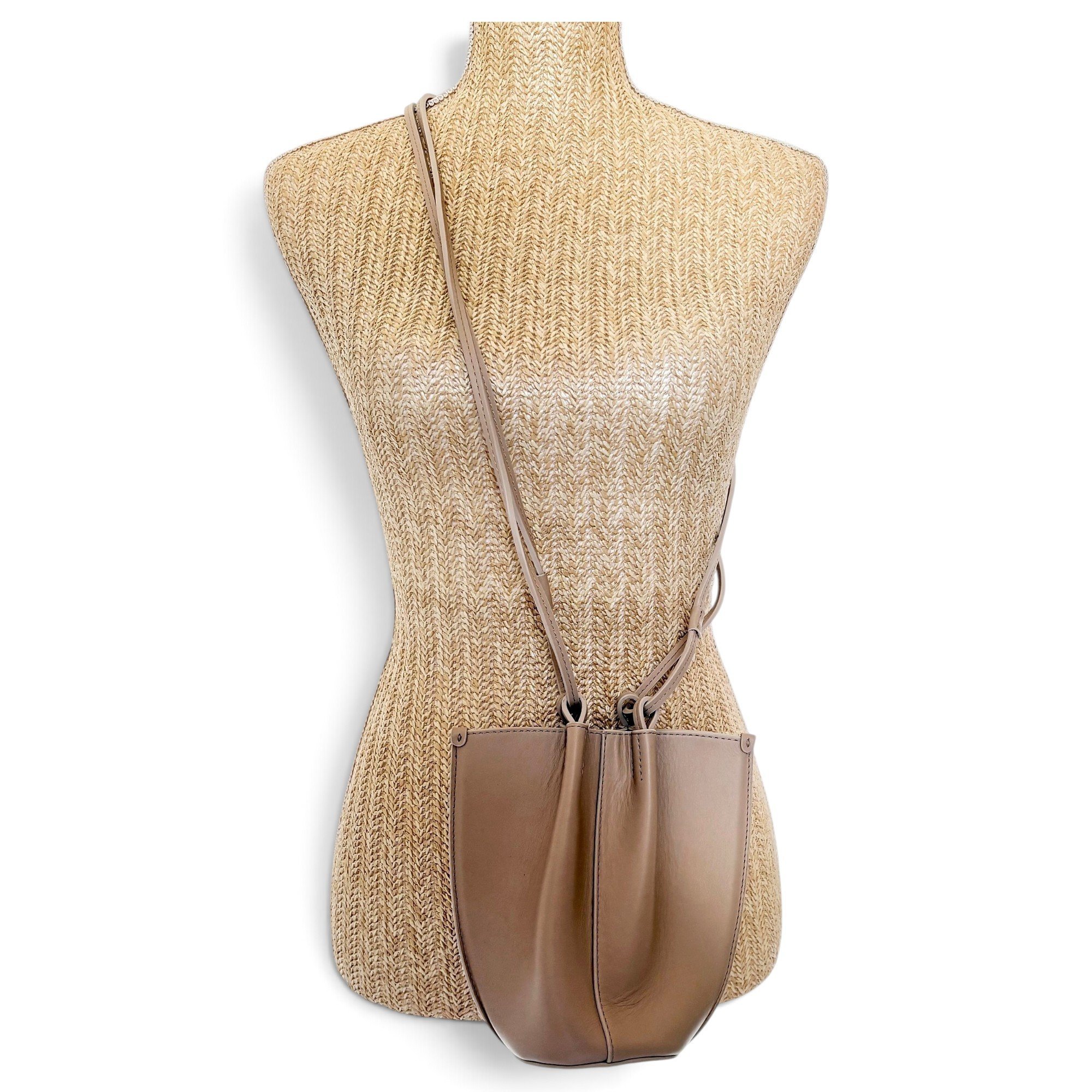 Leather crossbody bag