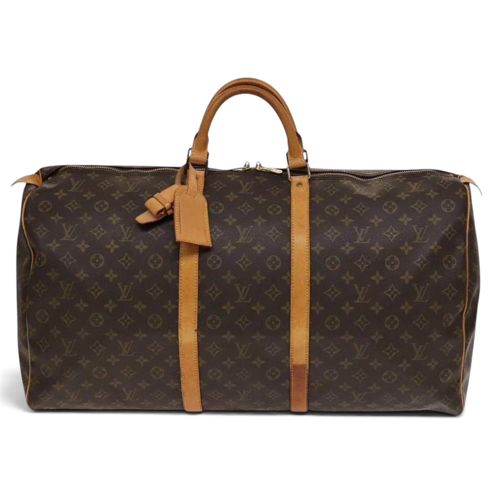 Leather bowling bag