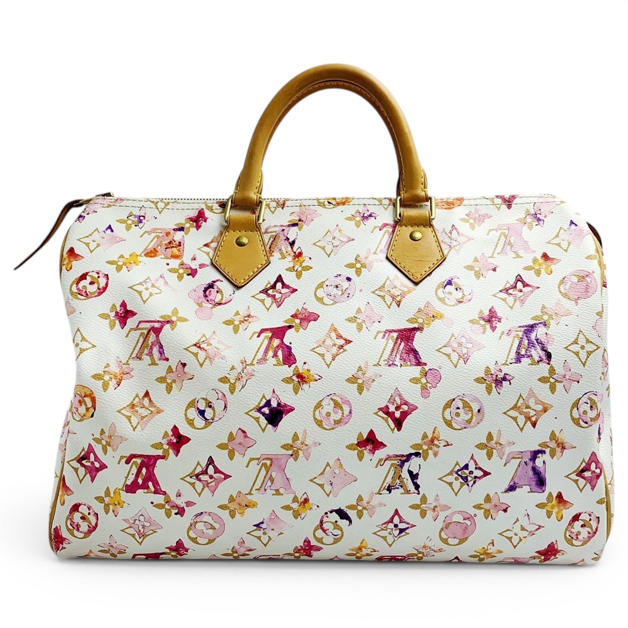 Speedy leather handbag