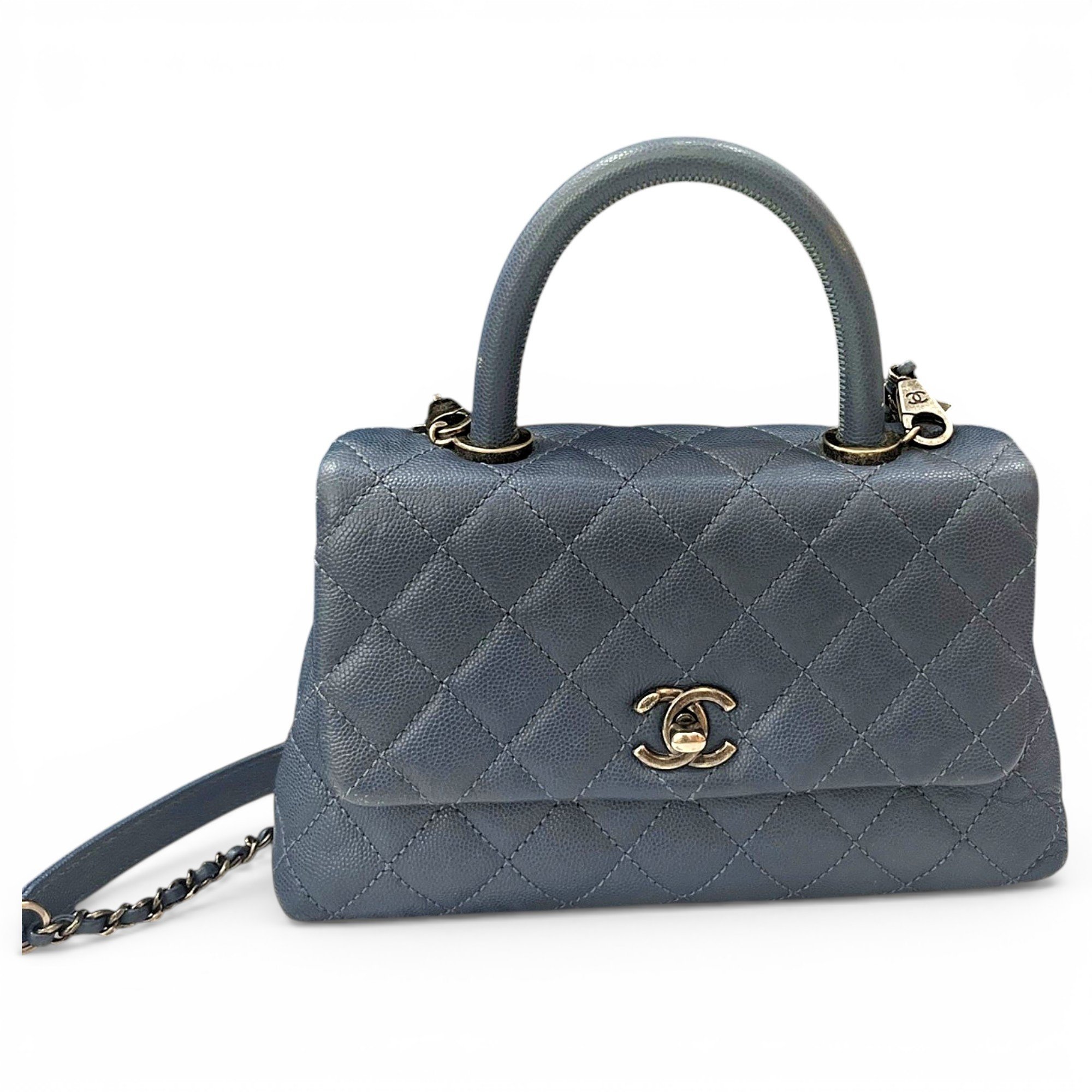 Coco Handle leather handbag