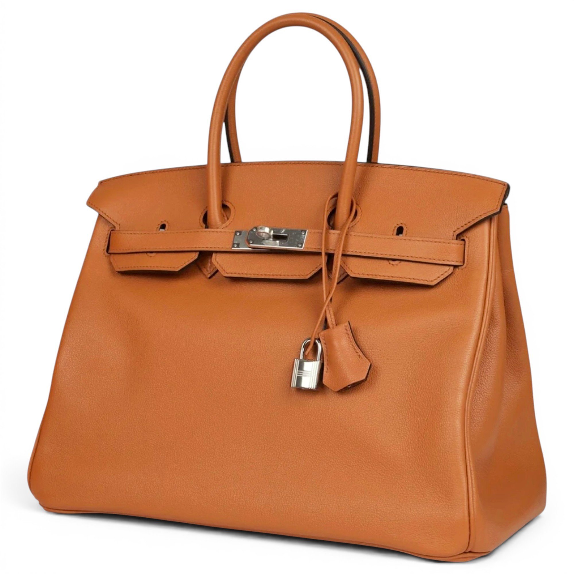Birkin 35 leather handbag